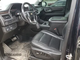 2021 Chevrolet Tahoe LT with VIN 1GNSKNKD0MR253098, listed as a Copart auction lot 53230535 with 143,689 mi miles and Salvage title. Bid and sale history available at DreamBid. Image 7.