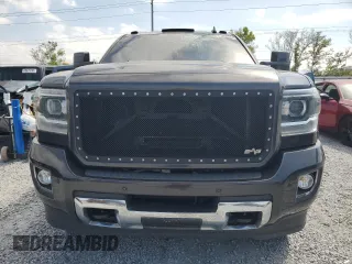 2015 GMC Sierra 2500HD available WiFi Denali with VIN 1GT120E82FF673729, listed as a Copart auction lot 49147965 with 0 mi miles and Salvage Title. Bid and sale history available at carsss.com. Image 5.