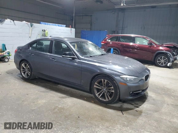 2015 BMW 3 Series 328i with VIN WBA3A5C52FF609205, listed as a Copart auction lot 87276564 with 74,692 mi miles and Salvage Title. Bid and sale history available at carsss.com. Image 4.