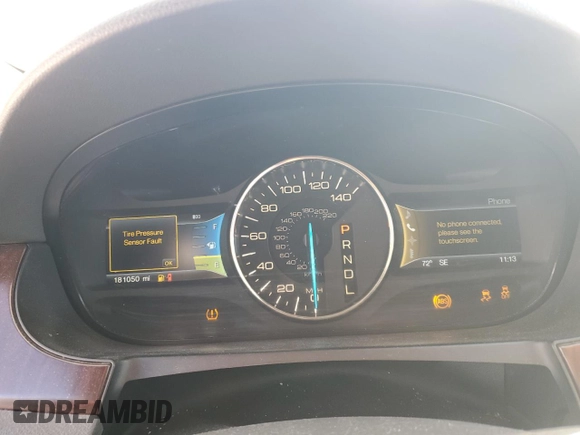 2012 Ford Edge Limited with VIN 2FMDK3K99CBA33702, listed as a Copart auction lot 46500505 with 181,050 mi miles and Salvage Title. Bid and sale history available at carsss.com. Image 9.