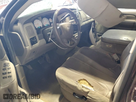 2004 Dodge 1500 SLT with VIN 1D7HA18N94S705188, listed as a Copart auction lot 49967065 with 263,022 mi miles and Salvage Title. Bid and sale history available at DreamBid. Image 8.