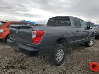2021 Nissan Titan XD SV with VIN 1N6AA1FA7MN535646, listed as a Copart auction lot 83409614 with 56,211 mi miles and Salvage Title. Bid and sale history available at carsss.com. Image 3.