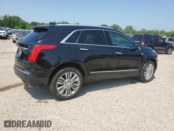 2019 Cadillac XT5 Premium Luxury AWD with VIN 1GYKNFRS9KZ232297, listed as a Copart auction lot 60241095 with 88,955 mi miles and Salvage title. Bid and sale history available at DreamBid. Image 3.