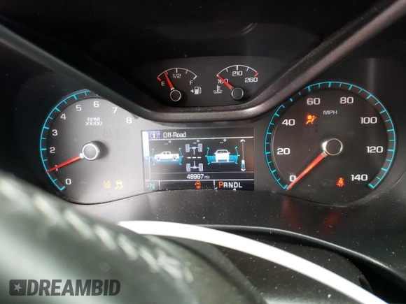 2018 Chevrolet Colorado 4WD ZR2 with VIN 1GCGTEEN6J1104009, listed as a Copart auction lot 47365595 with 48,997 mi miles and Salvage Title. Bid and sale history available at carsss.com. Image 9.