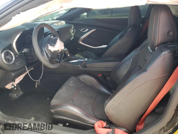 2018 Chevrolet Camaro ZL1 with VIN 1G1FK1R61J0152283, listed as a Copart auction lot 50151475 with 34,325 mi miles and Clean Title. Bid and sale history available at DreamBid. Image 7.