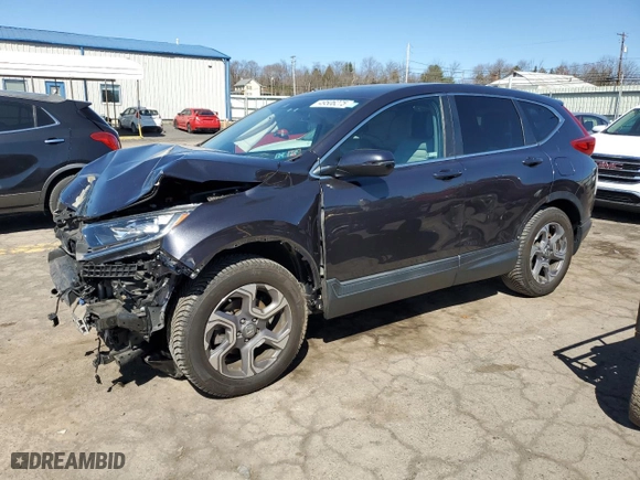 2018 Honda CR-V EX with VIN 7FARW2H55JE044049, listed as a Copart auction lot 49506275 with 47,950 mi miles and Salvage Title. Bid and sale history available at carsss.com. Image 1.