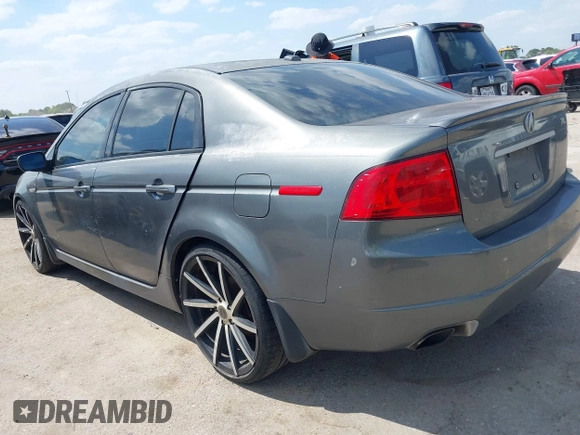 2005 Acura TL with VIN 19UUA66205A061121, listed as a IAAI auction lot 42054185 with 165,097 mi miles. Bid and sale history available at carsss.com. Image 3.