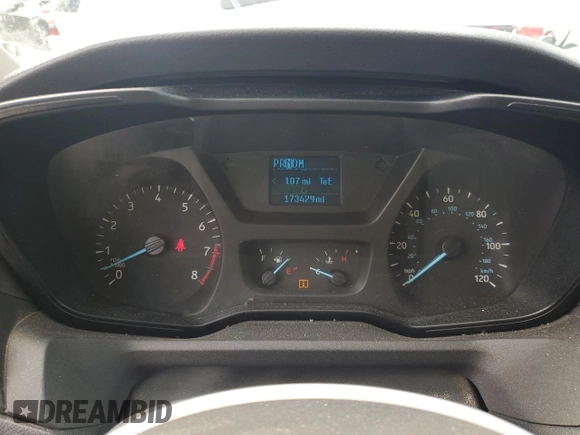 2015 Ford Transit Cargo with VIN 1FTNR1ZM2FKA60463, listed as a Copart auction lot 73890164 with 173,429 mi miles and Salvage Title. Bid and sale history available at DreamBid. Image 9.