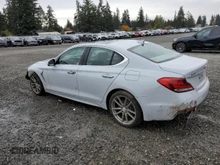 2019 Genesis G70 Advanced with VIN KMTG34LA5KU026138, listed as a Copart auction lot 81159054 with 99,964 mi miles and Salvage Title. Bid and sale history available at DreamBid. Image 2.