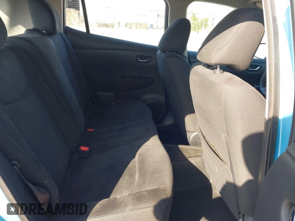 2015 Nissan LEAF S with VIN 1N4AZ0CP6FC330483, listed as a IAAI auction lot 42217559 with 35,216 mi miles and . Bid and sale history available at DreamBid. Image 8.