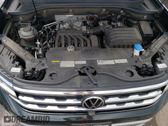 2021 Volkswagen Atlas SEL Premium with VIN 1V2TR2CA8MC516807, listed as a Copart auction lot 56819505 with 65,111 mi miles and Salvage title. Bid and sale history available at DreamBid. Image 12.