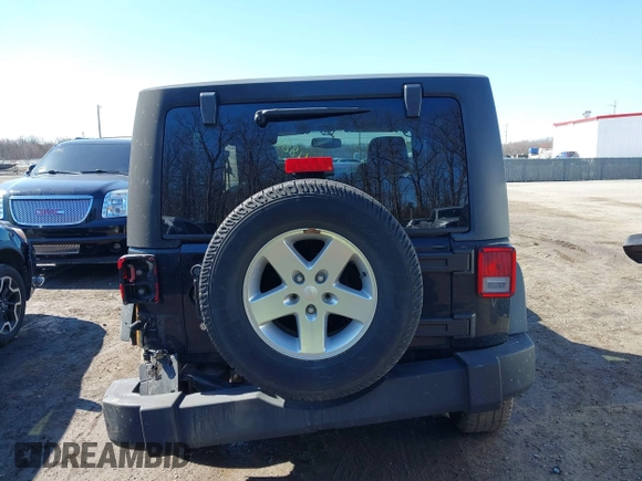 2014 Jeep Wrangler Sport with VIN 1C4AJWAG1EL314651, listed as a IAAI auction lot 41881814 with 222,483 mi miles and . Bid and sale history available at carsss.com. Image 16.