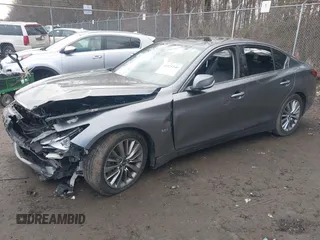 2018 Infiniti Q50 Luxe with VIN JN1EV7AP4JM591989, listed as a IAAI auction lot 41525340 with 78,812 mi miles and . Bid and sale history available at carsss.com. Image 22.