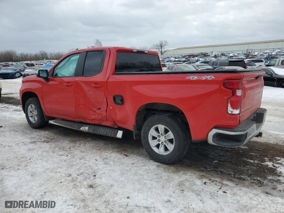 2019 Chevrolet Silverado 1500 LT with VIN 1GCRYDED9KZ188423, listed as a Copart auction lot 42683795 with 86,996 mi miles and Clean Title. Bid and sale history available at carsss.com. Image 2.