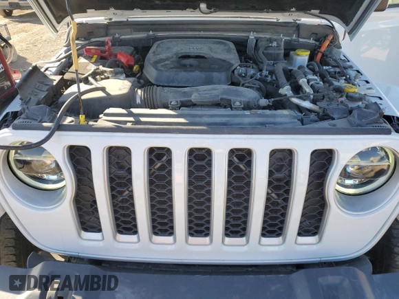 2021 Jeep Wrangler Unlimited Sahara with VIN 1C4JJXP68MW727782, listed as a Copart auction lot 44199985 with 79,861 mi miles and Salvage Title. Bid and sale history available at DreamBid. Image 12.