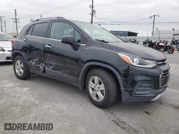 2017 Chevrolet Trax LT with VIN 3GNCJLSBXHL219807, listed as a Copart auction lot 53230015 with 133,827 mi miles and Salvage Title. Bid and sale history available at carsss.com. Image 4.