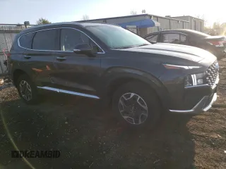 2023 Hyundai Santa Fe Hybrid Blue with VIN 5NMS2DA18PH015924, listed as a Copart auction lot 80887024 with 4,863 mi miles and Salvage Title. Bid and sale history available at carsss.com. Image 4.