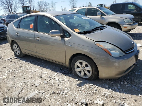 2008 Toyota Prius with VIN JTDKB20U087798617, listed as a Copart auction lot 52587105 with 0 mi miles and Clean Title. Bid and sale history available at carsss.com. Image 4.