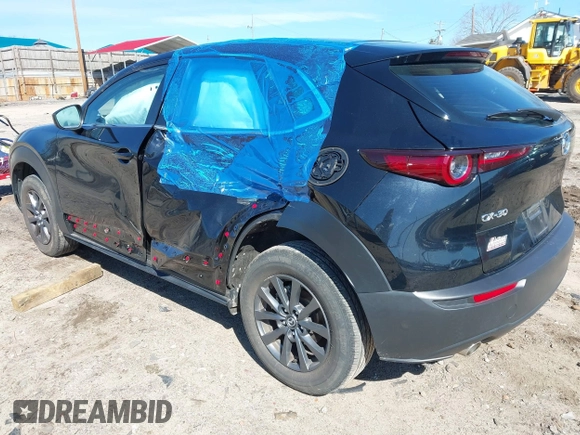 2021 Mazda CX-30 S with VIN 3MVDMAALXMM269676, listed as a IAAI auction lot 41581451 with 33,449 mi miles and . Bid and sale history available at DreamBid. Image 3.