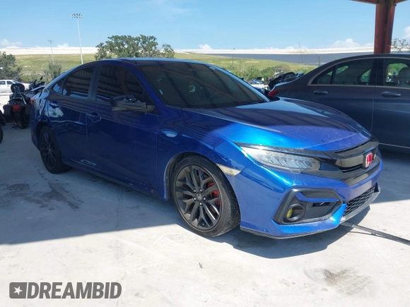 2020 Honda Civic Si z VIN 2HGFC1E50LH705586, wystawiony jako IAAI lot #42317630 z przebiegiem 34 904 mil mil oraz . Historia ofert i sprzedaży dostępna na DreamBid. Obrazek 1.