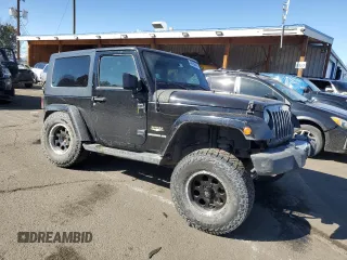 2008 Jeep Wrangler Sahara with VIN 1J4FA54108L625297, listed as a Copart auction lot 46832405 with 144,848 mi miles and Salvage title. Bid and sale history available at DreamBid. Image 4.