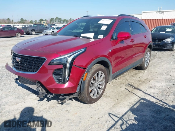 2019 Cadillac XT4 AWD Sport with VIN 1GYFZFR46KF229396, listed as a IAAI auction lot 41775481 with 52,430 mi miles and . Bid and sale history available at DreamBid. Image 2.