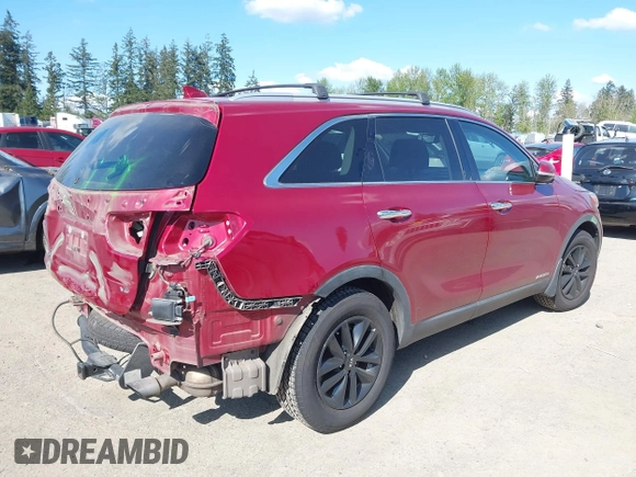 2017 Kia Sorento LX with VIN 5XYPGDA54HG195795, listed as a IAAI auction lot 42084385 with 116,959 mi miles and . Bid and sale history available at carsss.com. Image 4.