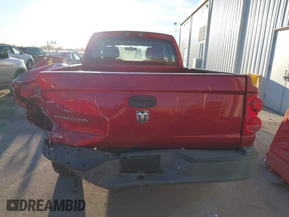 2006 Dodge Dakota ST with VIN 1D7HE22K36S697830, listed as a IAAI auction lot 41611944 with 95,811 mi miles and . Bid and sale history available at DreamBid. Image 17.