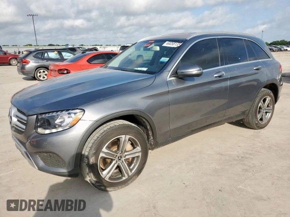 2019 Mercedes-Benz GLC 300 with VIN WDC0G4JB6KV133655, listed as a Copart auction lot 60058135 with 126,503 mi miles and Clean title. Bid and sale history available at DreamBid. Image 1.