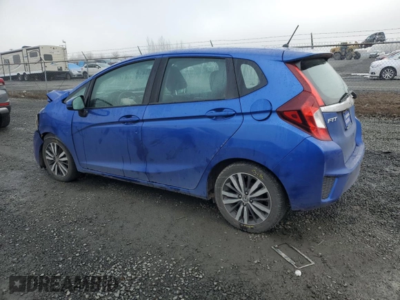 2015 Honda Fit EX-L with VIN 3HGGK5H88FM762256, listed as a Copart auction lot 46438325 with Not Provided miles and Salvage Title. Bid and sale history available at DreamBid. Image 2.