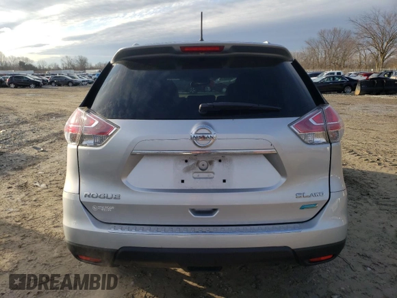 2014 Nissan Rogue SL with VIN 5N1AT2MV2EC811765, listed as a Copart auction lot 48241115 with 146,821 mi miles and Salvage Title. Bid and sale history available at carsss.com. Image 6.