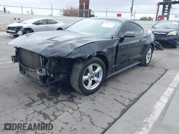 2018 Ford Mustang EcoBoost with VIN 1FA6P8TH2J5104943, listed as a IAAI auction lot 42138559 with 79,965 mi miles and . Bid and sale history available at carsss.com. Image 2.