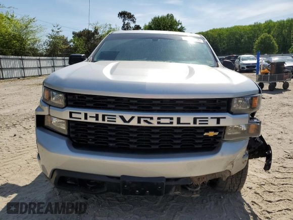 2019 Chevrolet Silverado 1500 Custom with VIN 1GCUYBEF6KZ273462, listed as a Copart auction lot 53993055 with 87,722 mi miles and Salvage Title. Bid and sale history available at DreamBid. Image 5.