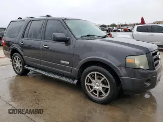 2007 Ford Expedition Limited with VIN 1FMFU19577LA00486, listed as a Copart auction lot 86441944 with 197,299 mi miles and Clean Title. Bid and sale history available at carsss.com. Image 4.