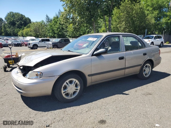 2002 Chevrolet Prizm with VIN 1Y1SK52862Z424425, listed as a Copart auction lot 64197064 with NaN miles and Salvage Title. Bid and sale history available at carsss.com. Image 1.