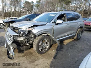2022 Hyundai Santa Fe SEL with VIN 5NMS24AJ4NH434768, listed as a Copart auction lot 42152325 with 59,230 mi miles and Salvage Title. Bid and sale history available at carsss.com. Image 1.