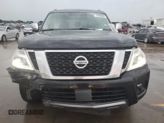 2020 Nissan Armada SL with VIN JN8AY2NC2L9618260, listed as a Copart auction lot 57082664 with 110,695 mi miles and Clean Title. Bid and sale history available at carsss.com. Image 5.