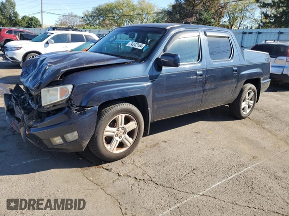 2009 Honda Ridgeline RTL with VIN 2HJYK16559H500181, listed as a Copart auction lot 74242164 with 81,888 mi miles and Salvage Title. Bid and sale history available at carsss.com. Image 1.