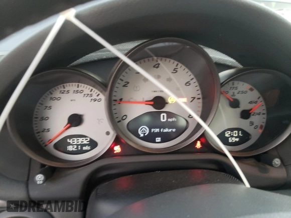 2006 Porsche Boxster S with VIN WP0CB29896U732107, listed as a Copart auction lot 78988074 with 43,392 mi miles and Salvage Title. Bid and sale history available at carsss.com. Image 9.