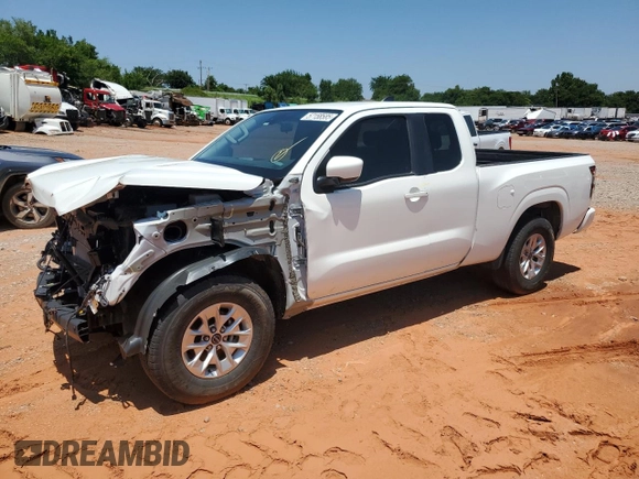 2024 Nissan Frontier S with VIN 1N6ED1CLXRN631616, listed as a Copart auction lot 57158585 with 19,495 mi miles and Salvage title. Bid and sale history available at DreamBid. Image 1.