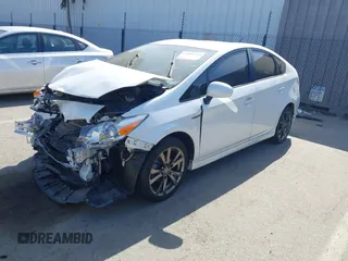 2013 Toyota Prius One with VIN JTDKN3DU8D5672924, listed as a IAAI auction lot 42011744 with 153,772 mi miles. Bid and sale history available at carsss.com. Image 18.