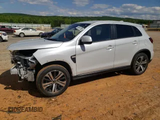 2023 Mitsubishi Outlander ES z VIN JA4ARUAU9PU006024, wystawiony jako Copart lot #56097785 z przebiegiem 73 614 mil mil oraz Szkoda całkowita • Salvage title. Historia ofert i sprzedaży dostępna na DreamBid. Obrazek 1.