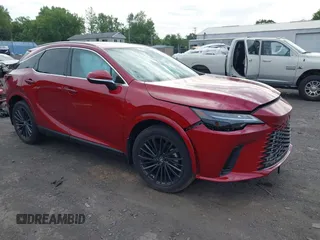 2025 Lexus RX 350h with VIN 2T2BBMCA1SC070691, listed as a IAAI auction lot 42601858 with 4,763 mi miles and . Bid and sale history available at DreamBid. Image 1.