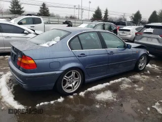 2002 BMW 3 Series 330i with VIN WBAEV53482KM01948, listed as a Copart auction lot 44892145 with 181,954 mi miles and Salvage Title. Bid and sale history available at carsss.com. Image 3.