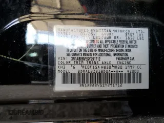 2025 Nissan Sentra S z VIN 3N1AB8BV5SY291712, wystawiony jako Copart lot #59800235 z przebiegiem 5 240 mil mil oraz Czysty tytuł • Clean title. Historia ofert i sprzedaży dostępna na DreamBid. Obrazek 12.