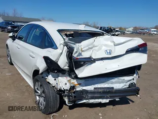 2023 Honda Civic Sedan LX with VIN 2HGFE2F22PH553062, listed as a IAAI auction lot 41937639 with 35,206 mi miles. Bid and sale history available at carsss.com. Image 3.
