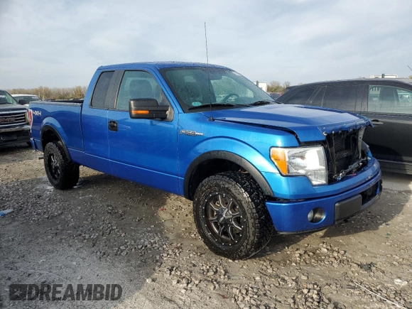 2012 Ford F-150 XL with VIN 1FTEX1EM8CFB24537, listed as a Copart auction lot 77900054 with 145,457 mi miles and Salvage Title. Bid and sale history available at carsss.com. Image 4.