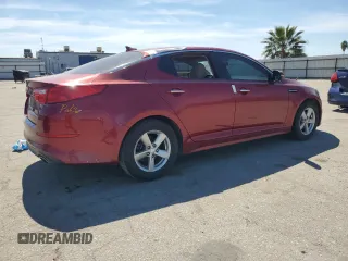 2015 Kia Optima LX with VIN 5XXGM4A75FG457674, listed as a Copart auction lot 50573355 with 125,943 mi miles and Salvage Title. Bid and sale history available at DreamBid. Image 3.