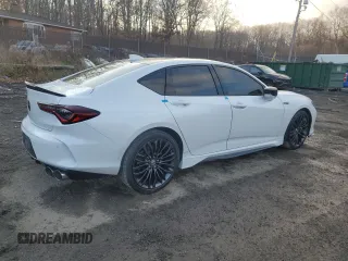 2021 Acura TLX Type S with VIN 19UUB7F07MA001109, listed as a Copart auction lot 85653194 with 0 mi miles and Salvage Title. Bid and sale history available at carsss.com. Image 3.