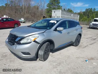 2016 Nissan Murano SV with VIN 5N1AZ2MG2GN111087, listed as a IAAI auction lot 41595111 with 184,432 mi miles. Bid and sale history available at carsss.com. Image 2.